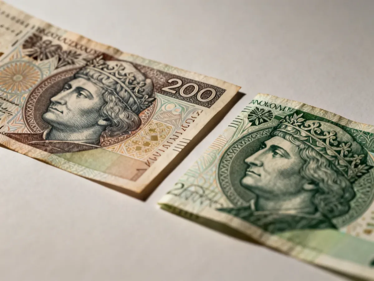 Porównanie starszego i zmodernizowanego banknotu 200 zł