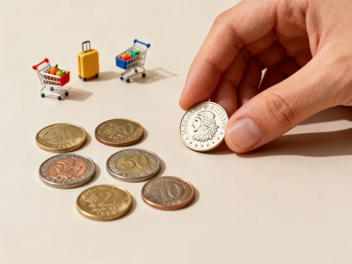 Polskie monety używane do drobnych płatności